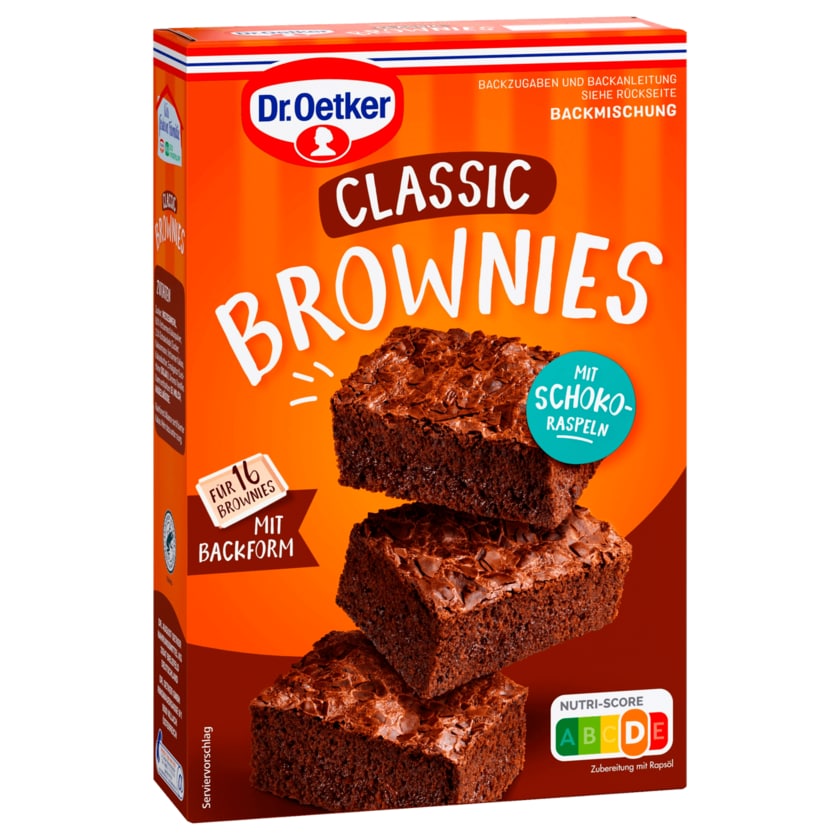 Dr. Oetker Classic Brownies Backmischung 462g
